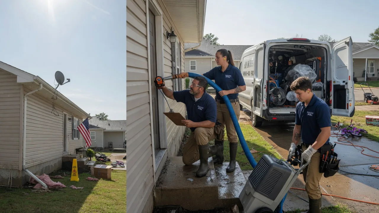 Ceiling Water Damage Restoration in Waurika, OK near me